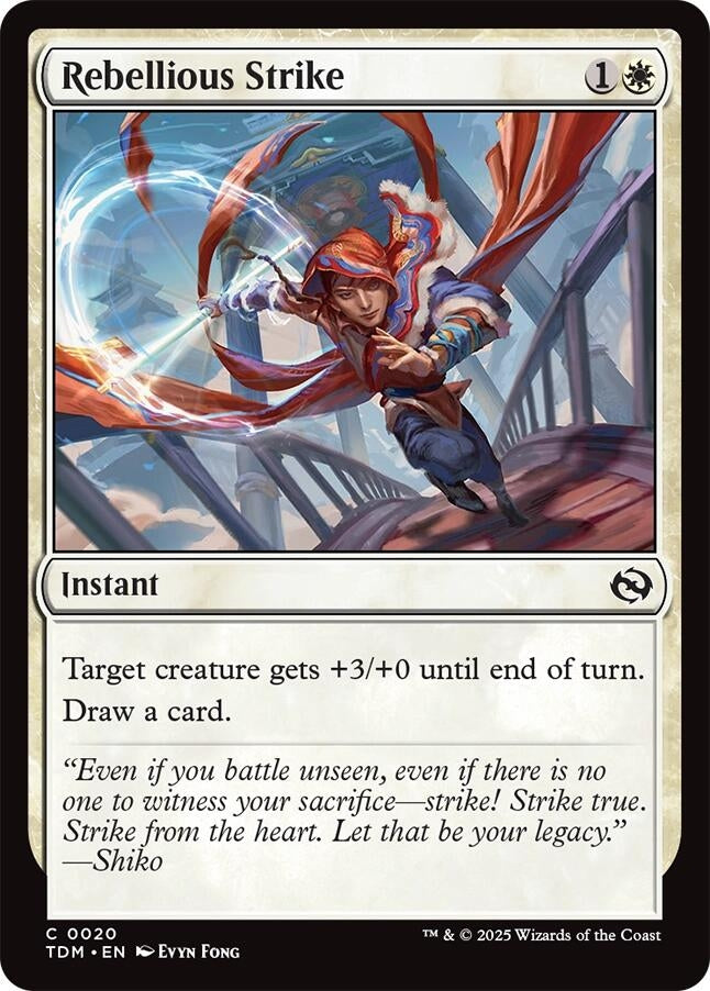 Image for Rebellious Strike (20) [Tarkir: Dragonstorm] - Magic: The Gathering
