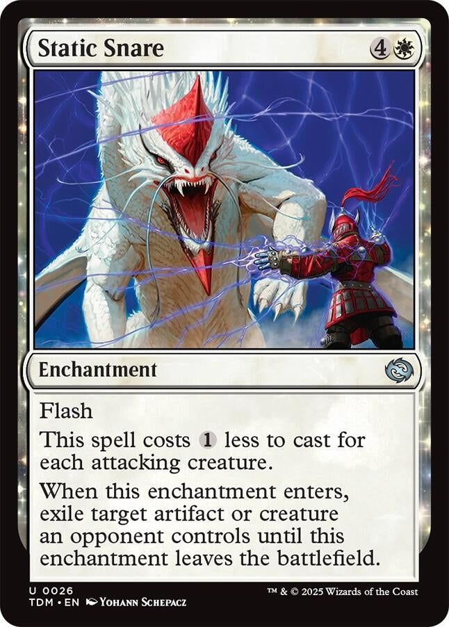 Image for Static Snare (26) [Tarkir: Dragonstorm] - Magic: The Gathering