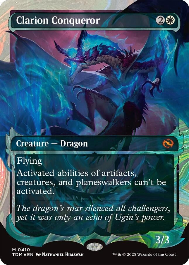 Image for Clarion Conqueror (Showcase) (Halo Foil) (410) [Tarkir: Dragonstorm] - Magic: The Gathering