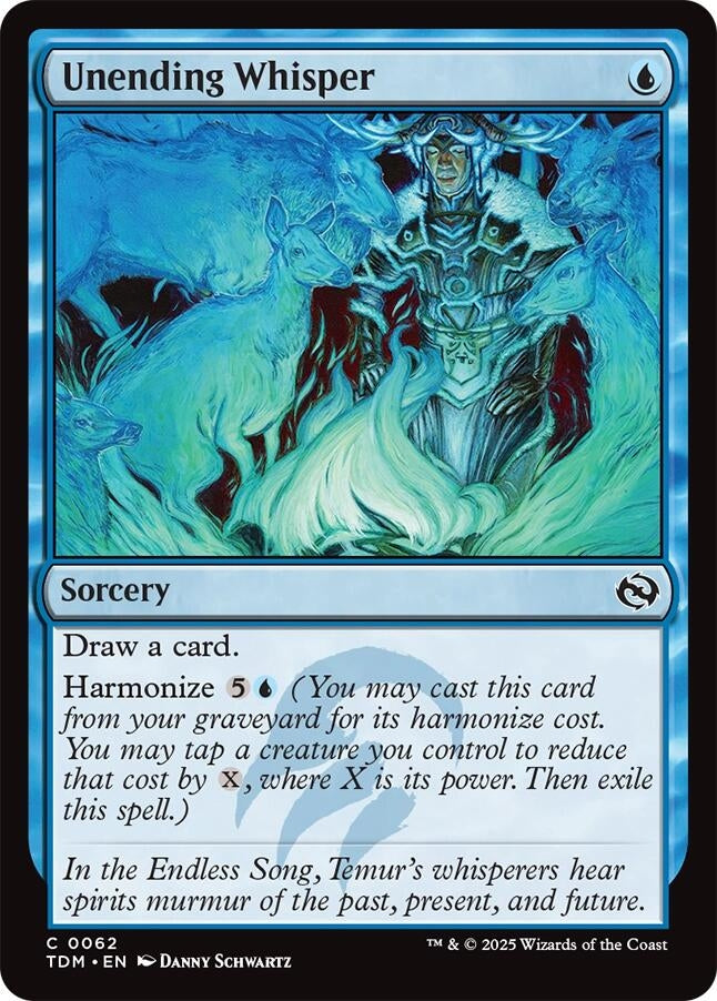 Image for Unending Whisper (62) [Tarkir: Dragonstorm] - Magic: The Gathering
