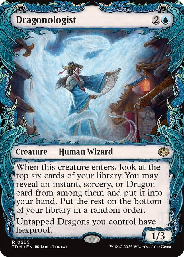 Image for Dragonologist (Showcase) (295) [Tarkir: Dragonstorm] - Magic: The Gathering