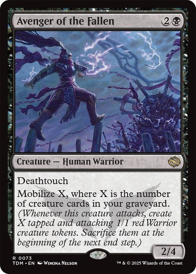Image for Avenger of the Fallen (73) [Tarkir: Dragonstorm] - Magic: The Gathering
