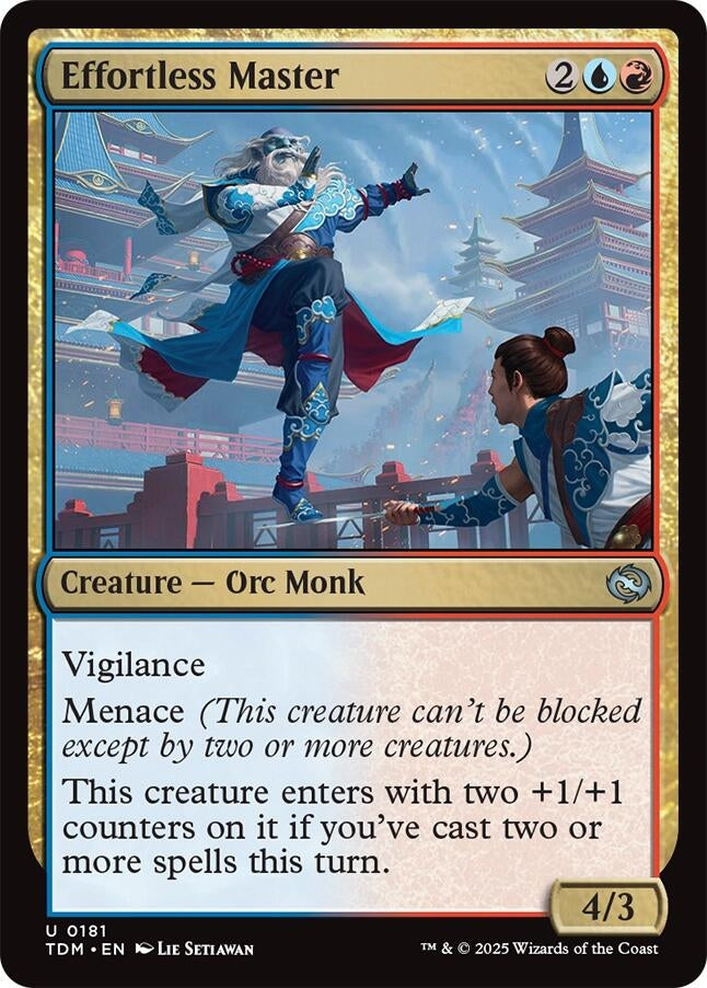 Image for Effortless Master (181) [Tarkir: Dragonstorm] - Magic: The Gathering