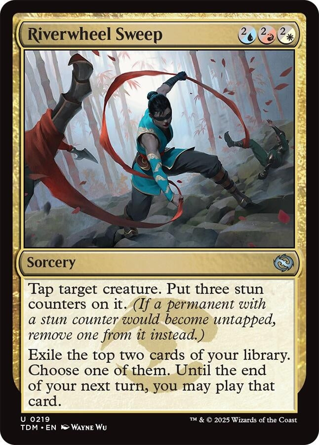 Image for Riverwheel Sweep (219) [Tarkir: Dragonstorm] - Magic: The Gathering