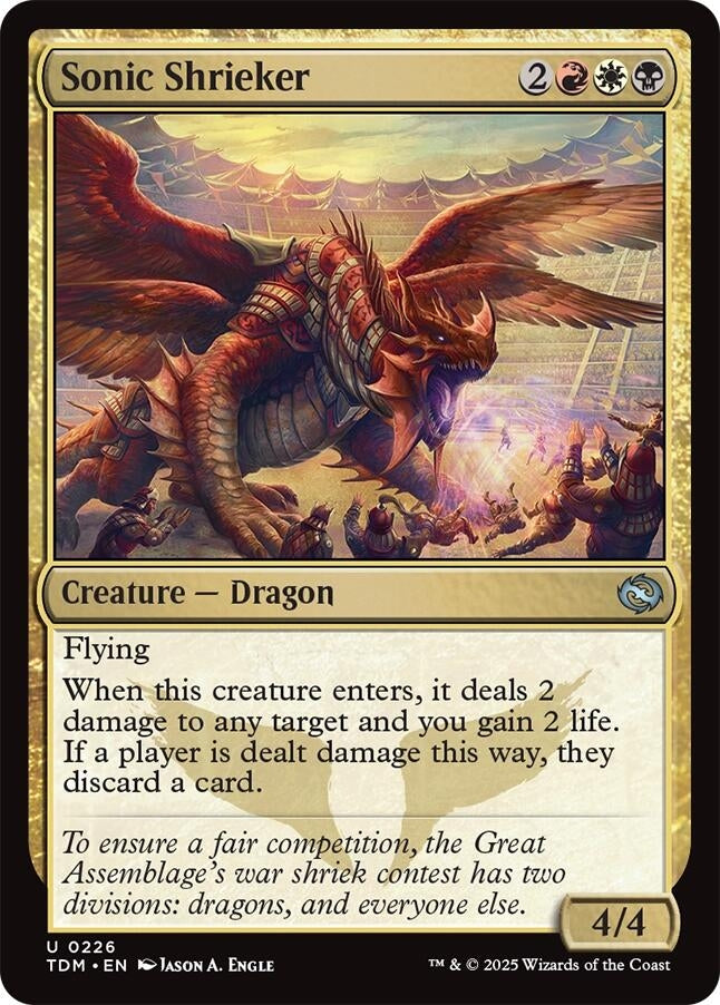 Image for Sonic Shrieker (226) [Tarkir: Dragonstorm] - Magic: The Gathering
