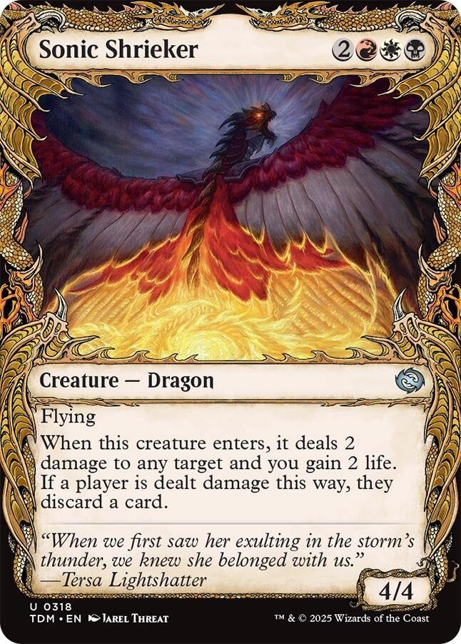 Image for Sonic Shrieker (Showcase) (318) [Tarkir: Dragonstorm] - Magic: The Gathering