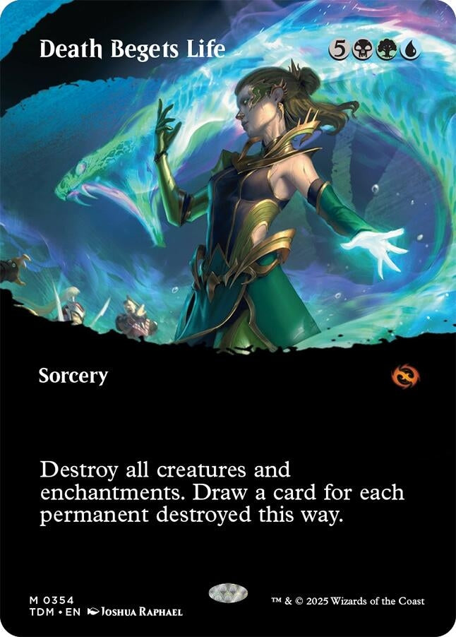 Image for Death Begets Life (Borderless) (354) [Tarkir: Dragonstorm] - Magic: The Gathering