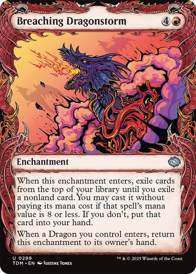 Image for Breaching Dragonstorm (Showcase) (299) [Tarkir: Dragonstorm] - Magic: The Gathering