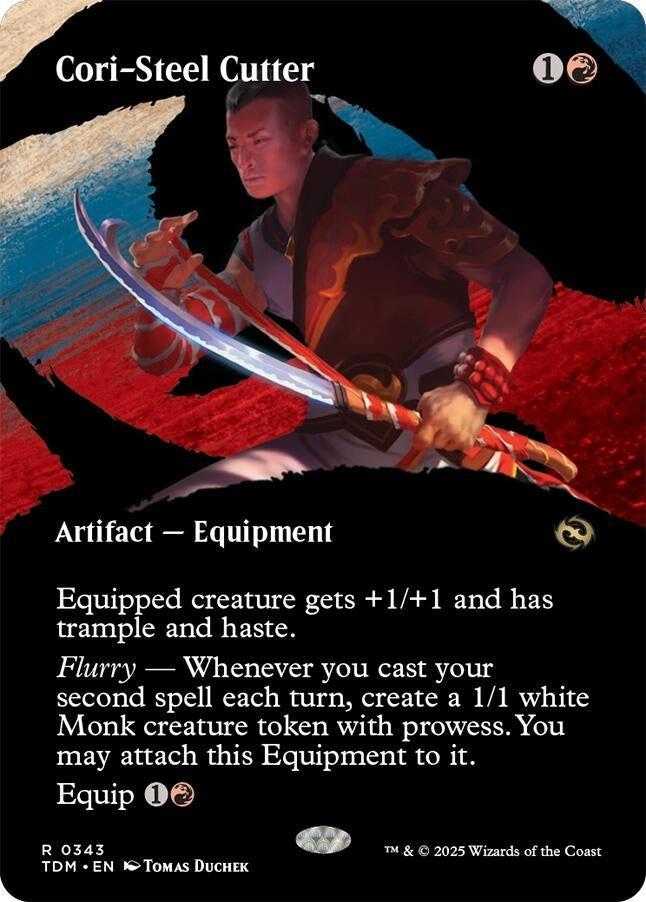 Image for Cori-Steel Cutter (Borderless) (343) [Tarkir: Dragonstorm] - Magic: The Gathering