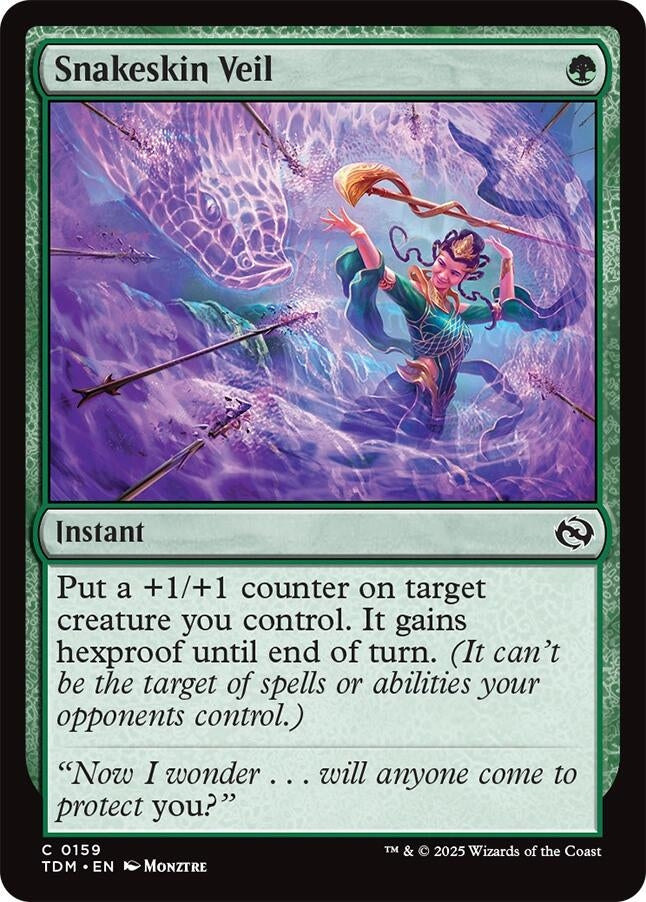 Image for Snakeskin Veil (159) [Tarkir: Dragonstorm] - Magic: The Gathering