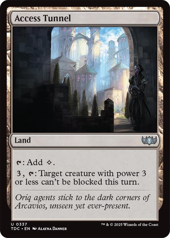 Image for Access Tunnel (337) [Tarkir: Dragonstorm] - Magic: The Gathering