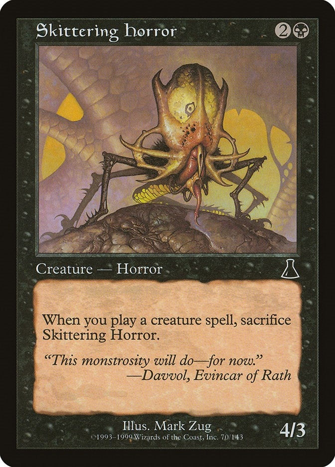 Image for Skittering Horror (70) [Urza's Destiny] - Magic: The Gathering