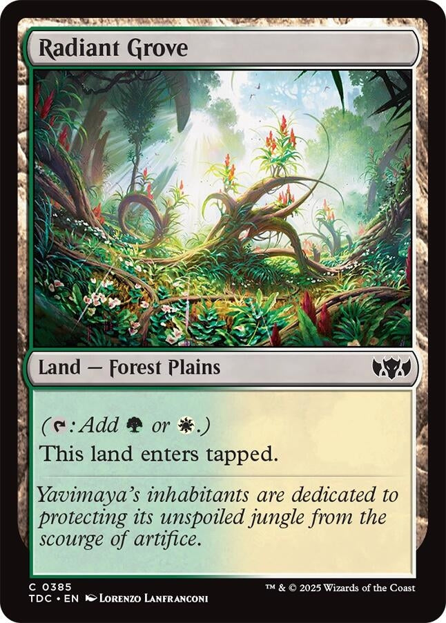 Image for Radiant Grove (385) [Tarkir: Dragonstorm] - Magic: The Gathering