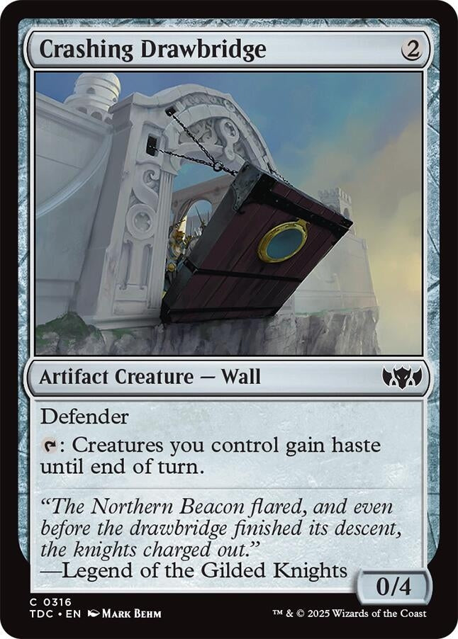 Image for Crashing Drawbridge (316) [Tarkir: Dragonstorm] - Magic: The Gathering
