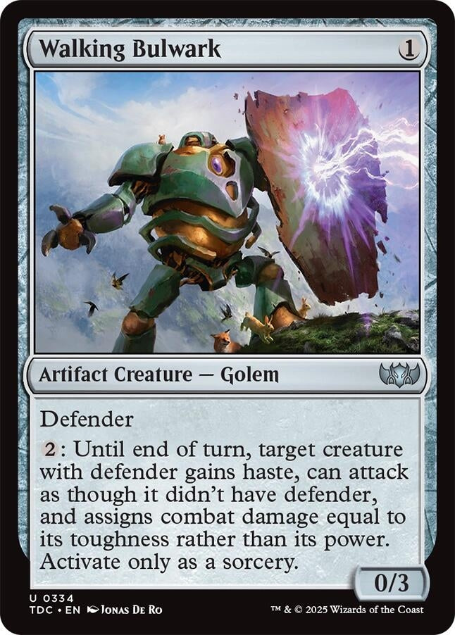 Image for Walking Bulwark (334) [Tarkir: Dragonstorm] - Magic: The Gathering