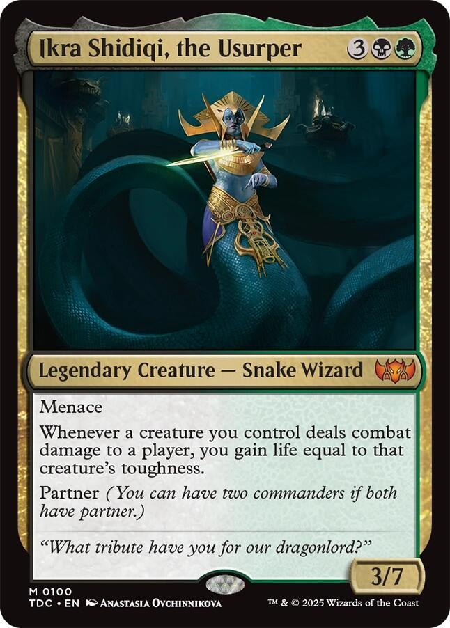 Image for Ikra Shidiqi, the Usurper (100) [Tarkir: Dragonstorm] - Magic: The Gathering
