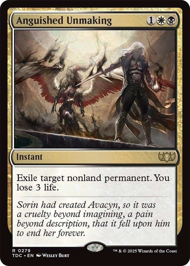 Image for Anguished Unmaking (279) [Tarkir: Dragonstorm] - Magic: The Gathering