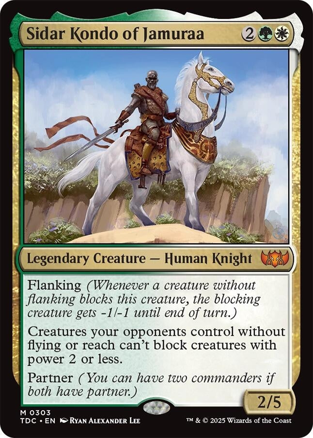 Image for Sidar Kondo of Jamuraa (303) [Tarkir: Dragonstorm] - Magic: The Gathering