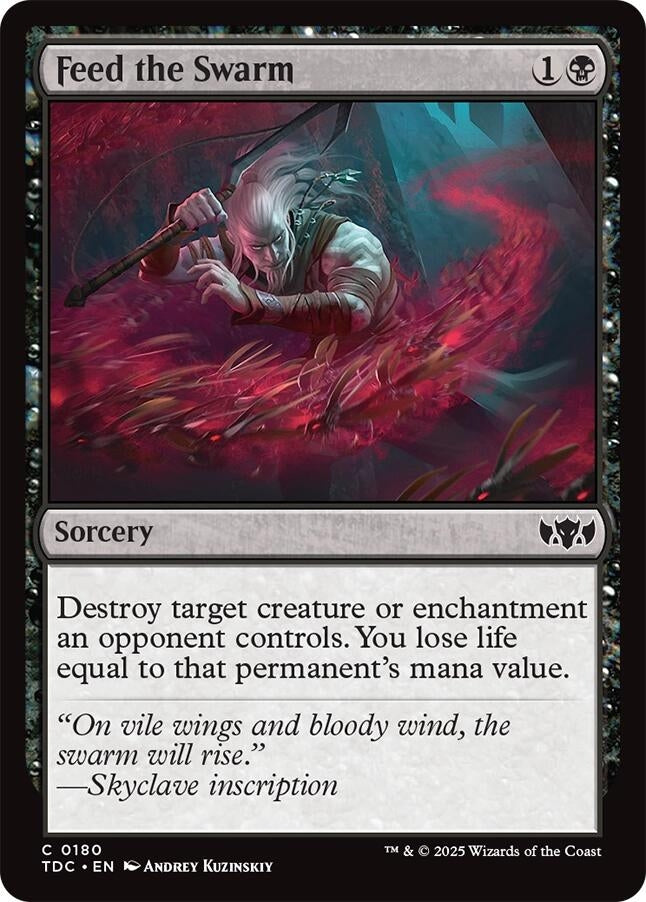 Image for Feed the Swarm (180) [Tarkir: Dragonstorm] - Magic: The Gathering