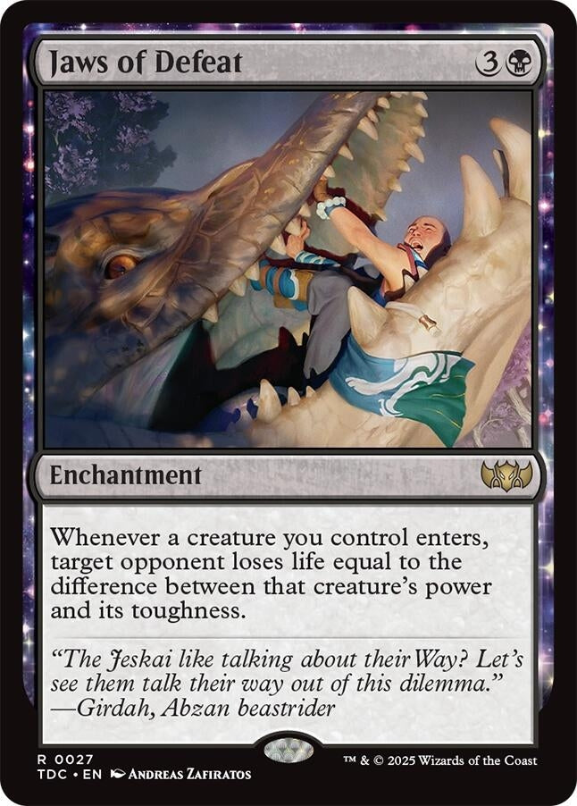 Image for Jaws of Defeat (27) [Tarkir: Dragonstorm] - Magic: The Gathering