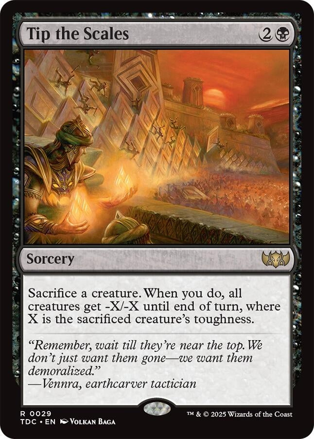 Image for Tip the Scales (29) [Tarkir: Dragonstorm] - Magic: The Gathering