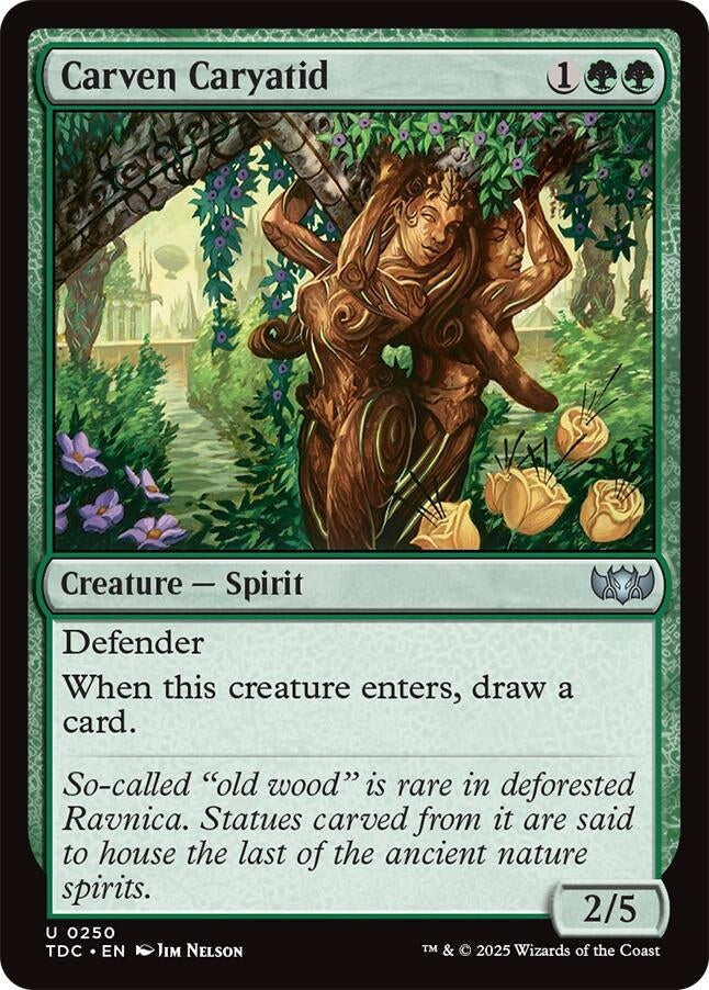 Image for Carven Caryatid (250) [Tarkir: Dragonstorm] - Magic: The Gathering
