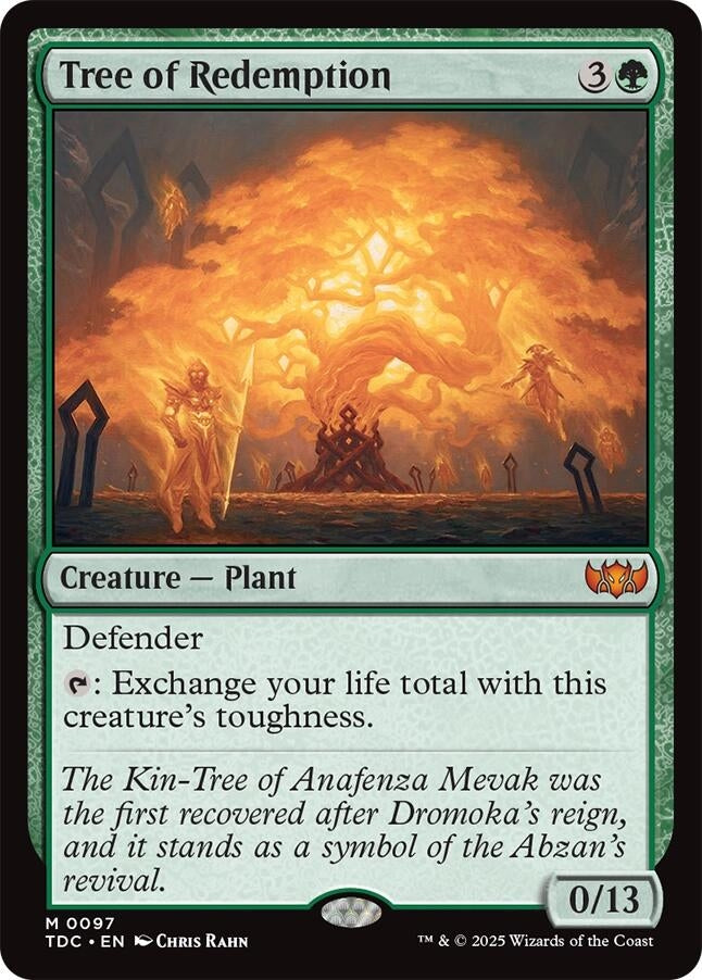 Image for Tree of Redemption (97) [Tarkir: Dragonstorm] - Magic: The Gathering