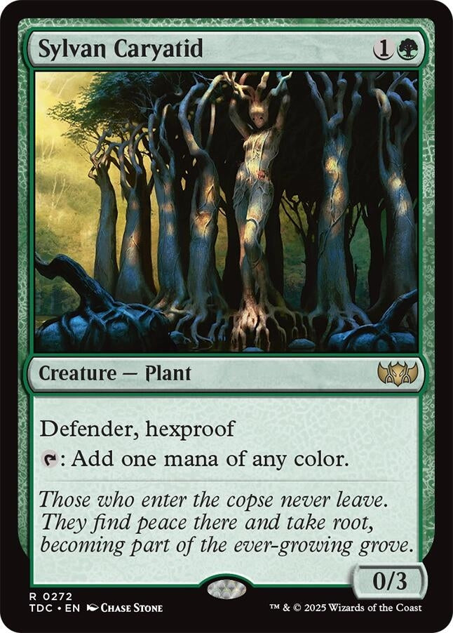 Image for Sylvan Caryatid (272) [Tarkir: Dragonstorm] - Magic: The Gathering