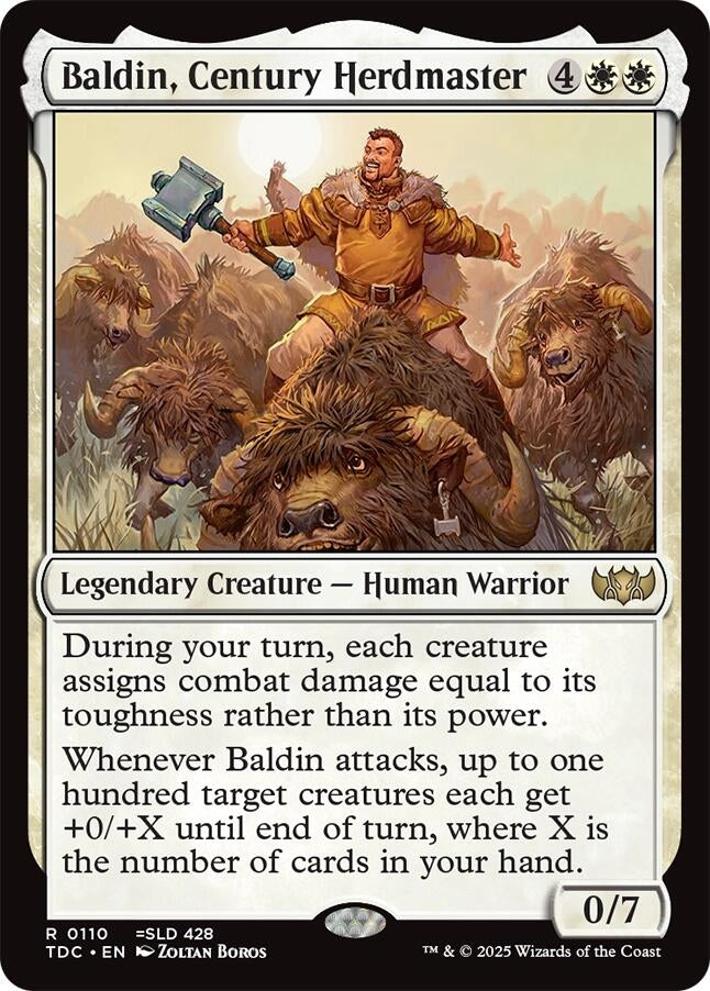 Image for Baldin, Century Herdmaster (110) [Tarkir: Dragonstorm] - Magic: The Gathering