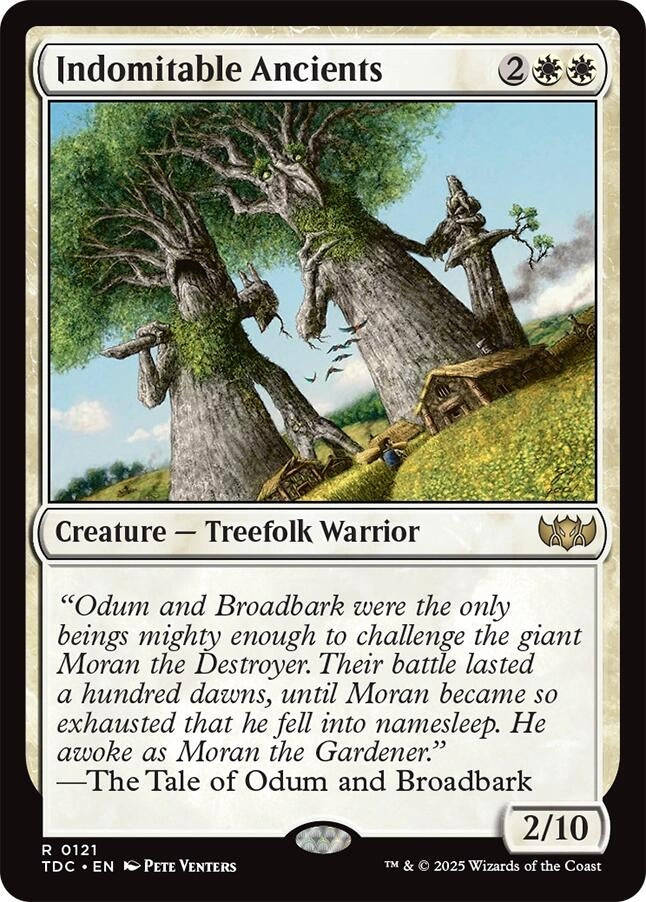 Image for Indomitable Ancients (121) [Tarkir: Dragonstorm] - Magic: The Gathering