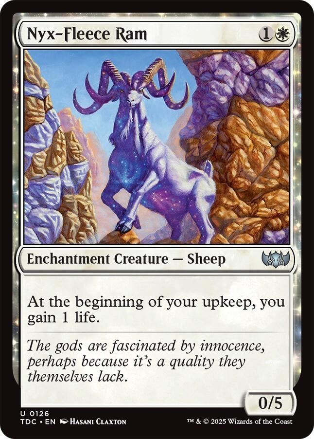 Image for Nyx-Fleece Ram (126) [Tarkir: Dragonstorm] - Magic: The Gathering
