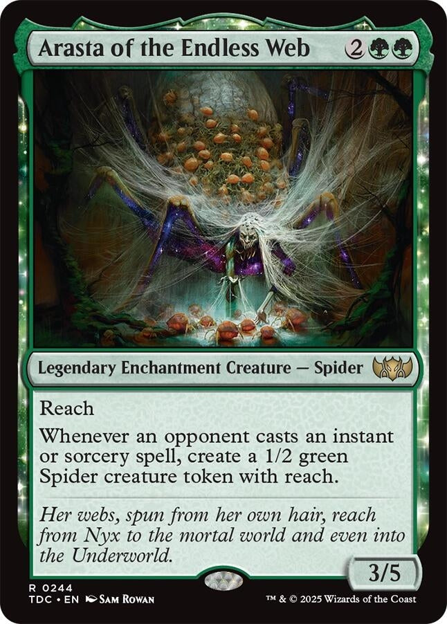 Image for Arasta of the Endless Web (244) [Tarkir: Dragonstorm] - Magic: The Gathering