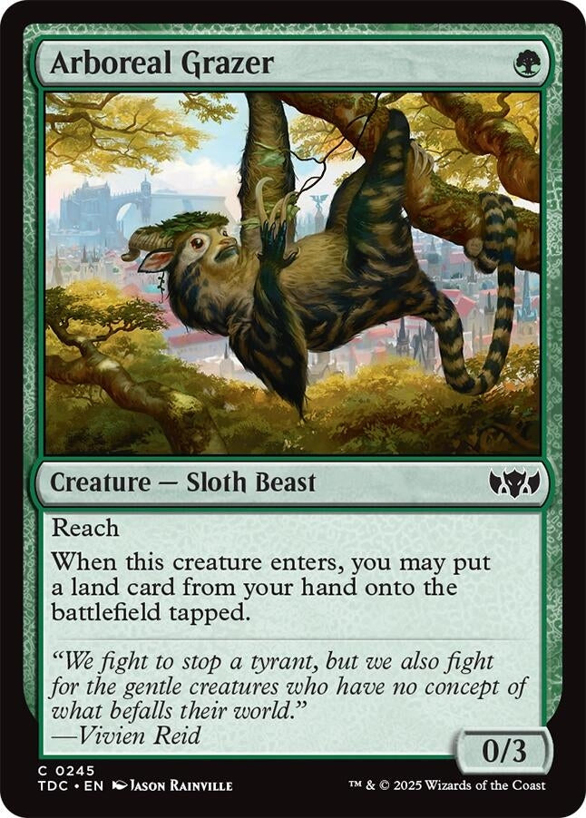 Image for Arboreal Grazer (245) [Tarkir: Dragonstorm] - Magic: The Gathering