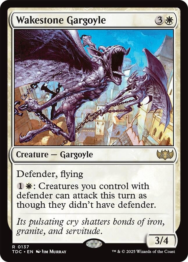 Image for Wakestone Gargoyle (137) [Tarkir: Dragonstorm] - Magic: The Gathering
