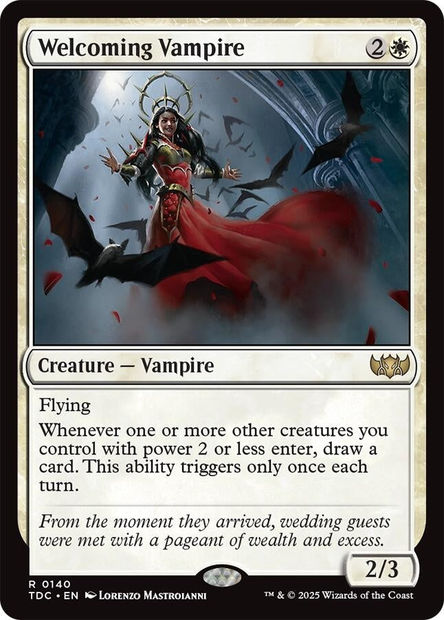 Image for Welcoming Vampire (140) [Tarkir: Dragonstorm] - Magic: The Gathering