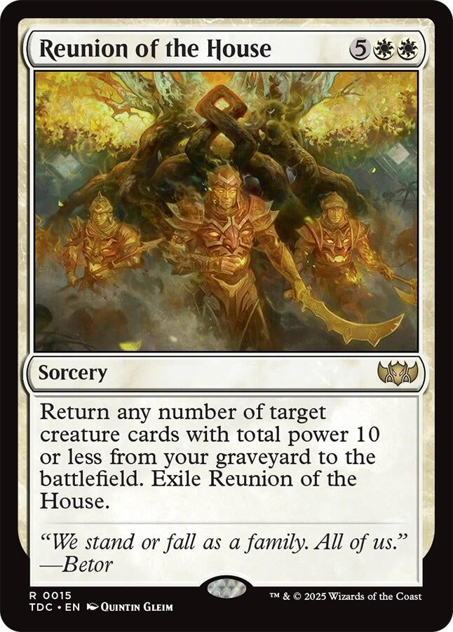 Image for Reunion of the House (15) [Tarkir: Dragonstorm] - Magic: The Gathering