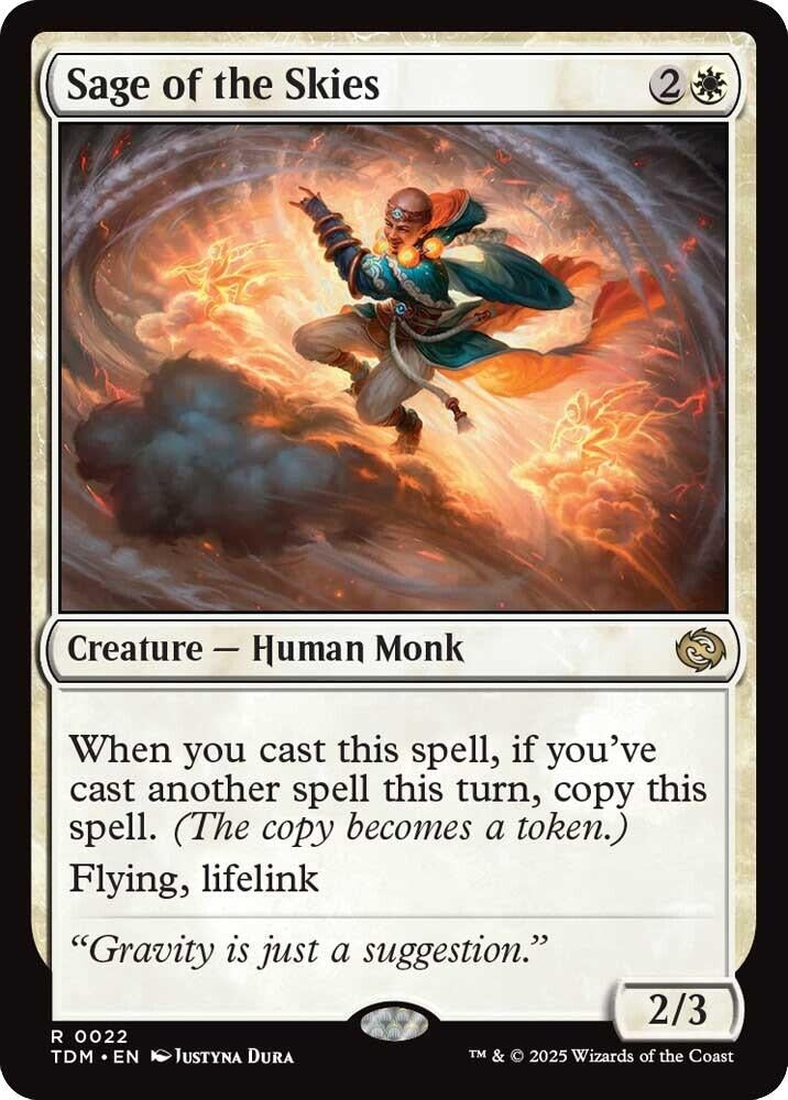 Image for Sage of the Skies (22) [Tarkir: Dragonstorm] - Magic: The Gathering
