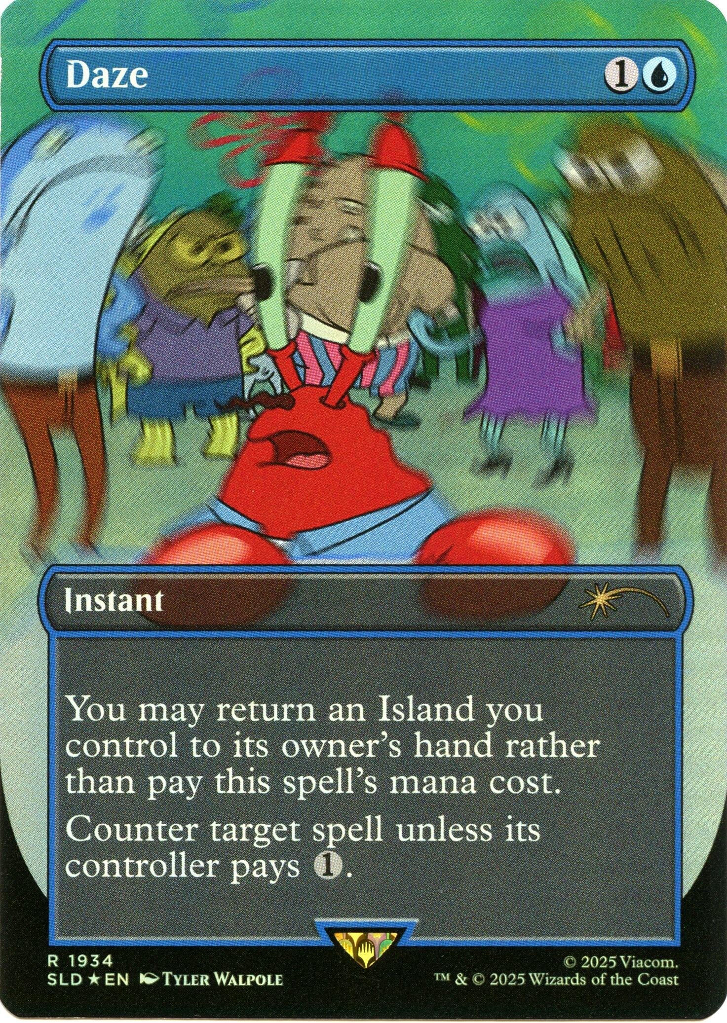Image for Daze (Rainbow Foil) (1934) [Secret Lair Drop Series] - Magic: The Gathering