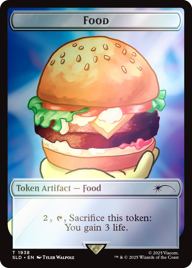 Image for Food Token (1938) (Rainbow Foil) (1938) [Secret Lair Drop Series] - Magic: The Gathering