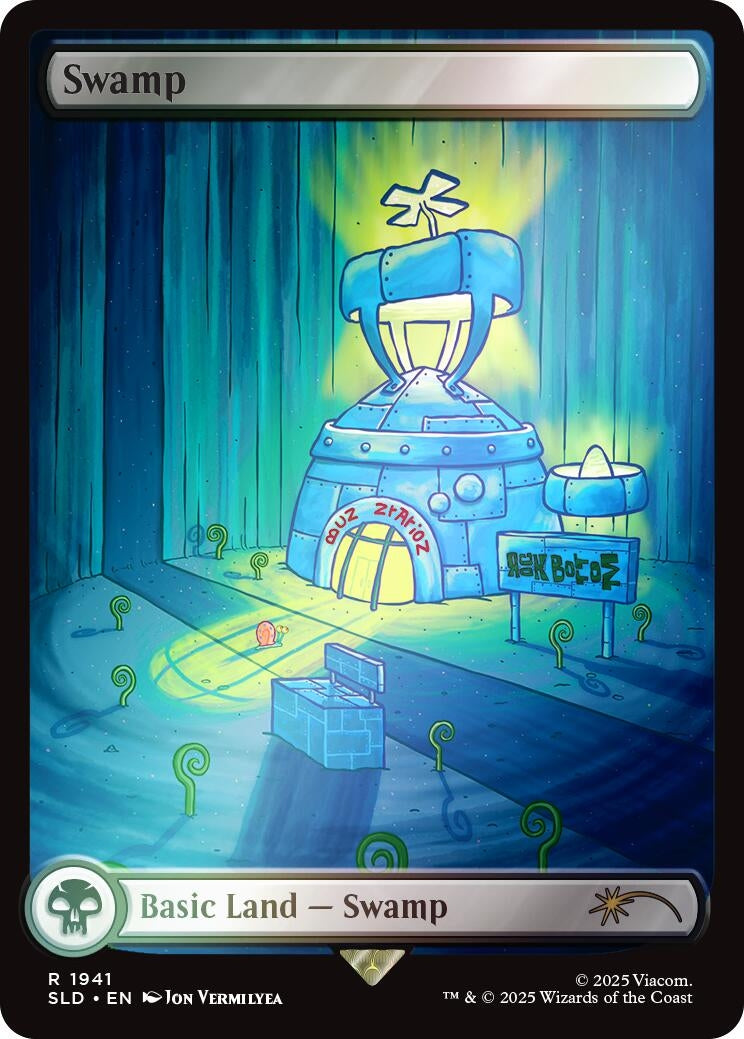 Image for Swamp (1941) (Rainbow Foil) (1941) [Secret Lair Drop Series] - Magic: The Gathering