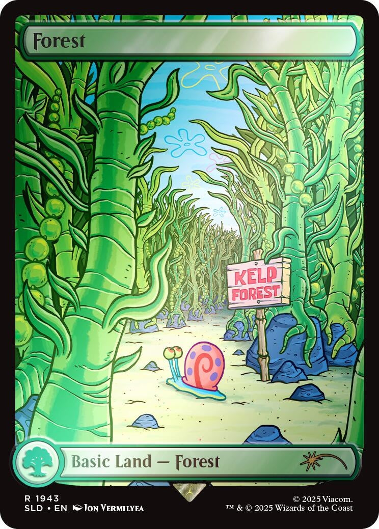 Image for Forest (1943) (Rainbow Foil) (1943) [Secret Lair Drop Series] - Magic: The Gathering