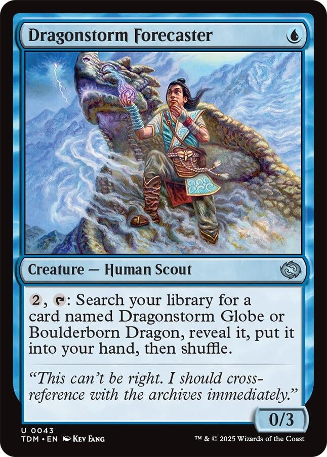 Image for Dragonstorm Forecaster (43) [Tarkir: Dragonstorm] - Magic: The Gathering