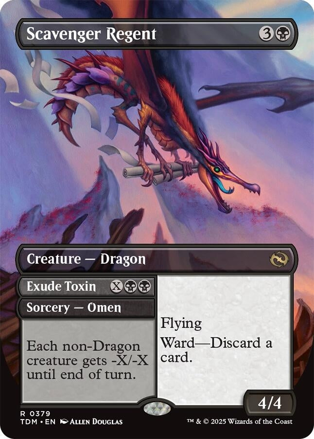 Image for Scavenger Regent (Borderless) (379) [Tarkir: Dragonstorm] - Magic: The Gathering