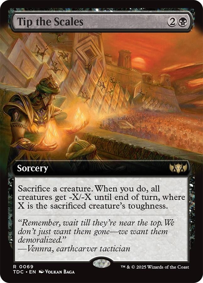 Image for Tip the Scales (Extended Art) (69) [Tarkir: Dragonstorm] - Magic: The Gathering