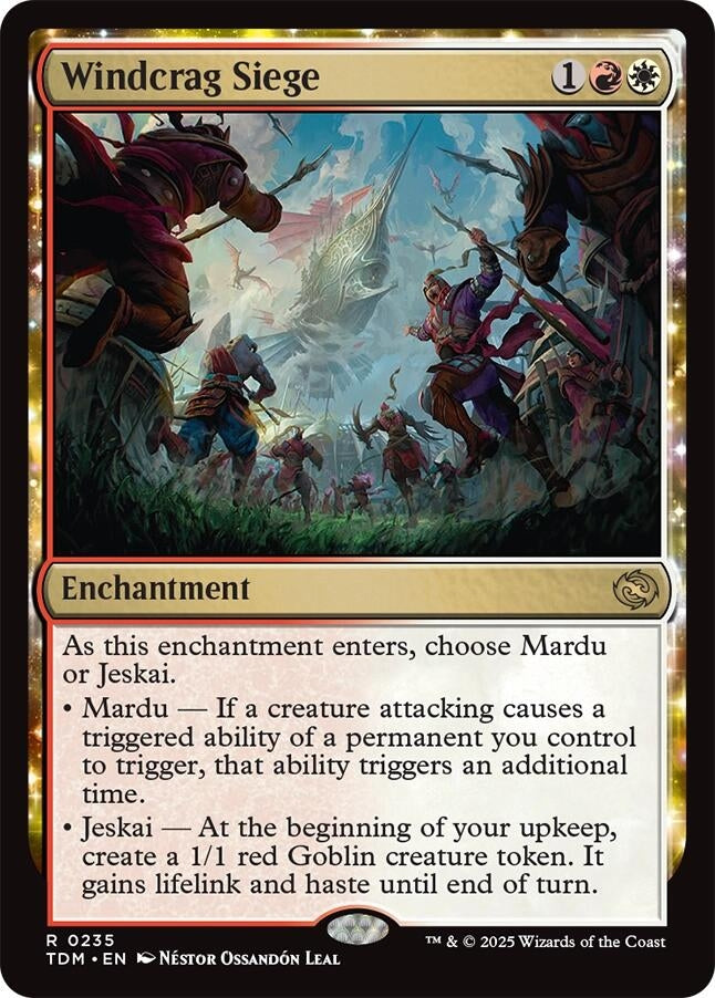 Image for Windcrag Siege (235) [Tarkir: Dragonstorm] - Magic: The Gathering