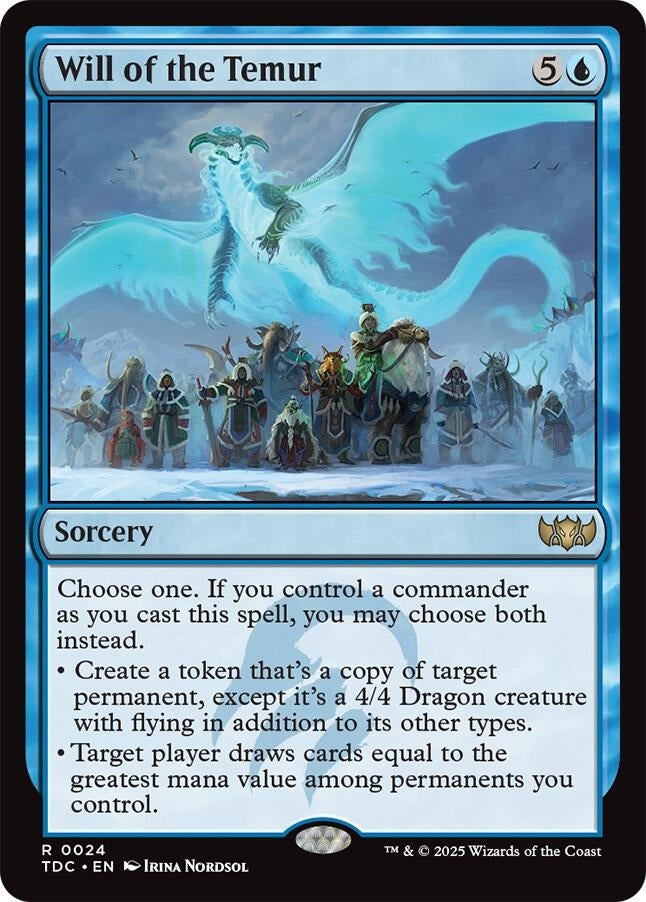 Image for Will of the Temur (24) [Tarkir: Dragonstorm] - Magic: The Gathering