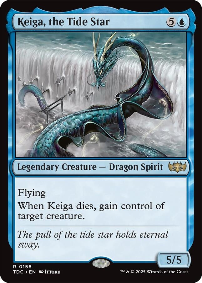 Image for Keiga, the Tide Star (156) [Tarkir: Dragonstorm] - Magic: The Gathering