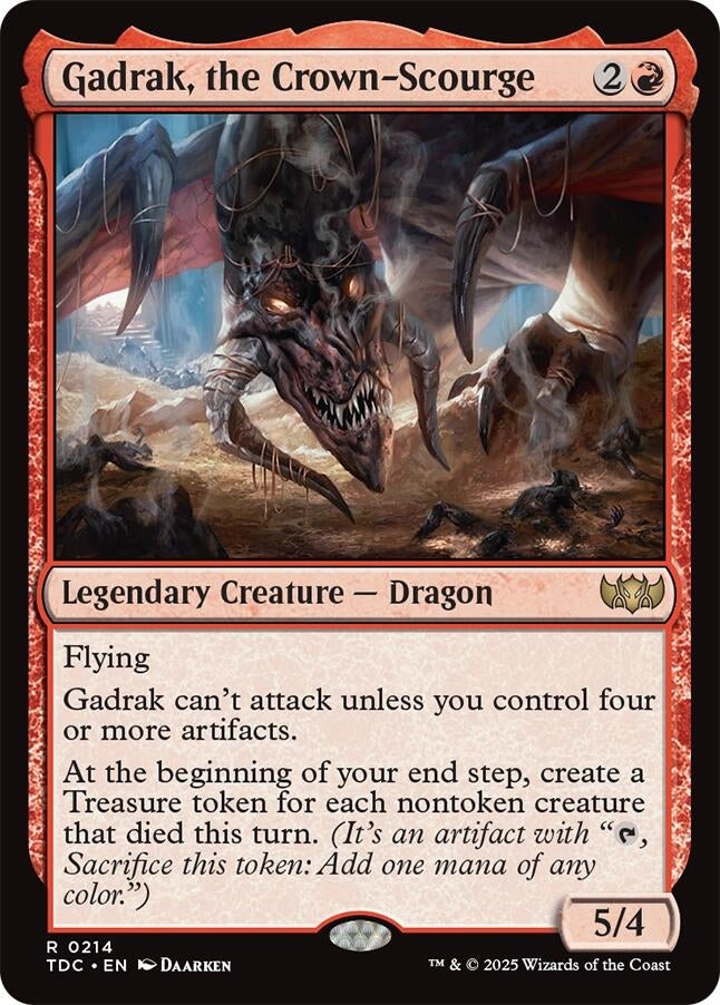 Image for Gadrak, the Crown-Scourge (214) [Tarkir: Dragonstorm] - Magic: The Gathering