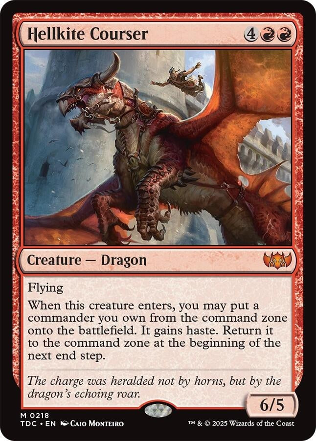 Image for Hellkite Courser (218) [Tarkir: Dragonstorm] - Magic: The Gathering