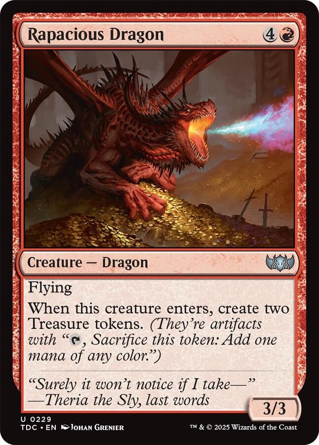 Image for Rapacious Dragon (229) [Tarkir: Dragonstorm] - Magic: The Gathering
